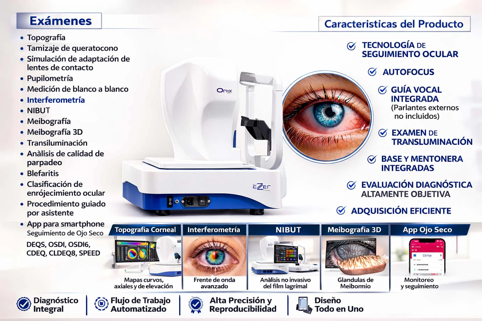 Ezer Topógrafo Corneal Onyx Full — imagen de detalle 1 de 35