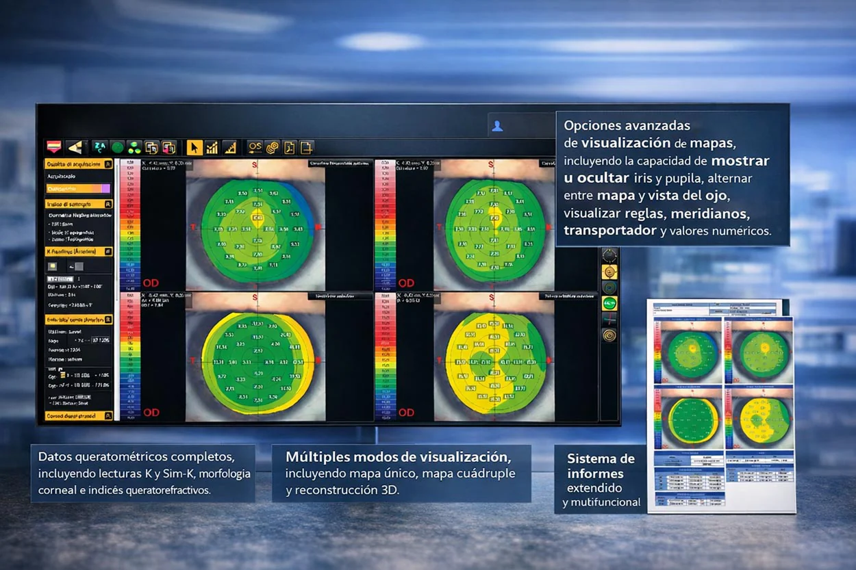 Ezer Topógrafo Corneal Onyx Full — imagen de detalle 6 de 35