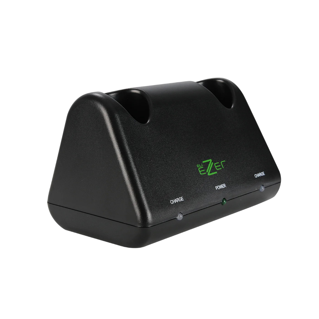 Ezer Cargador de escritorio doble con adaptador de corriente EZ-CHG-5200