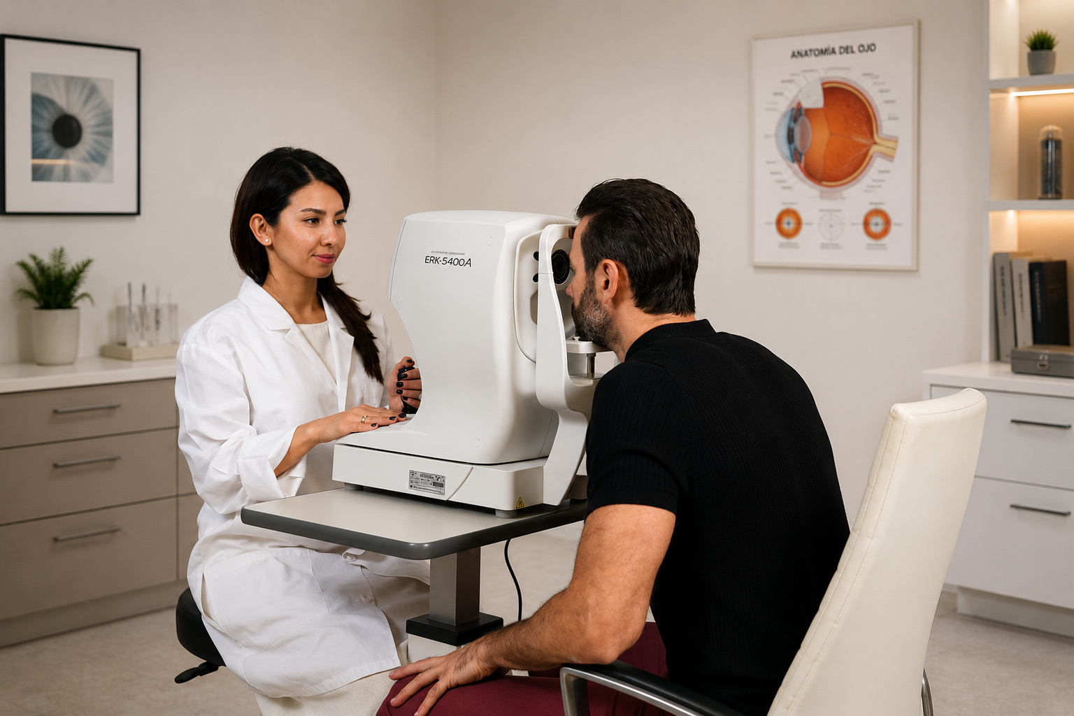 Ezer Autorefractómetro Queratómetro ERK-5400 A — imagen de detalle 4 de 4