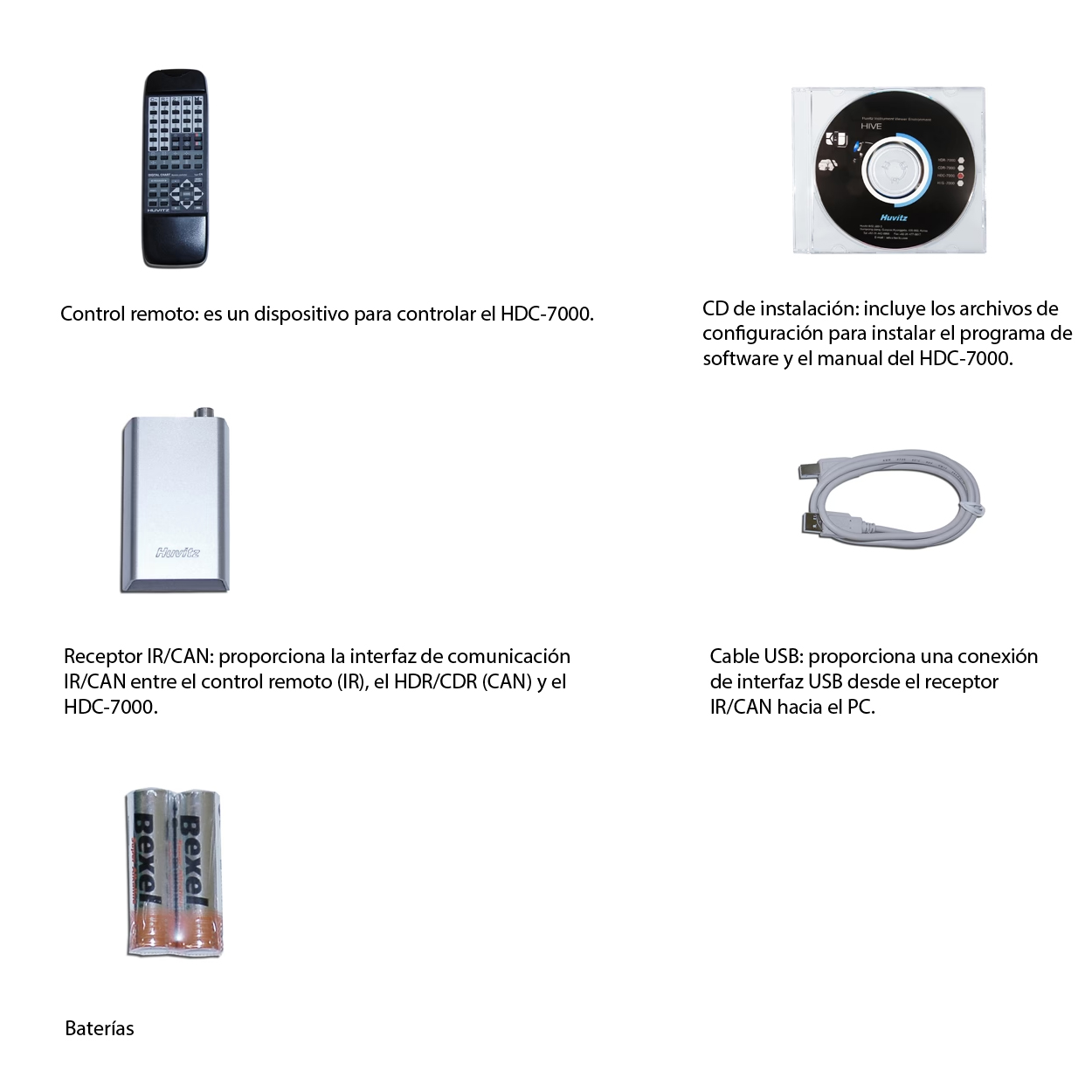 Huvitz Carta de Agudeza Visual HDC-7000 — imagen de detalle 4 de 6