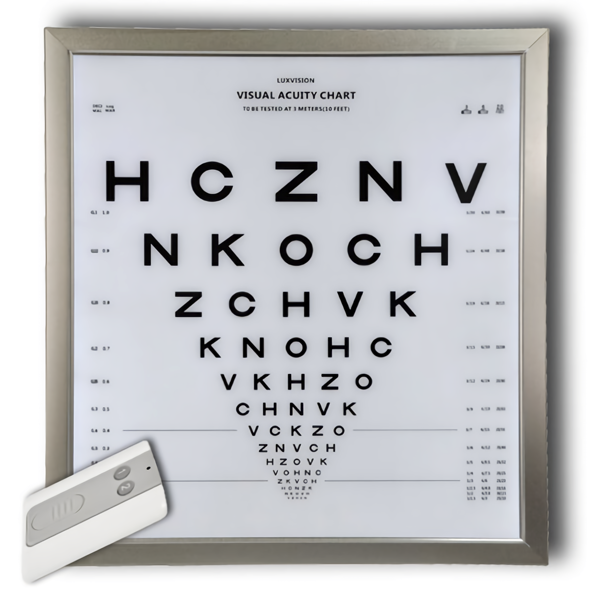 Luxvision CP-4000 Carta de Visión
