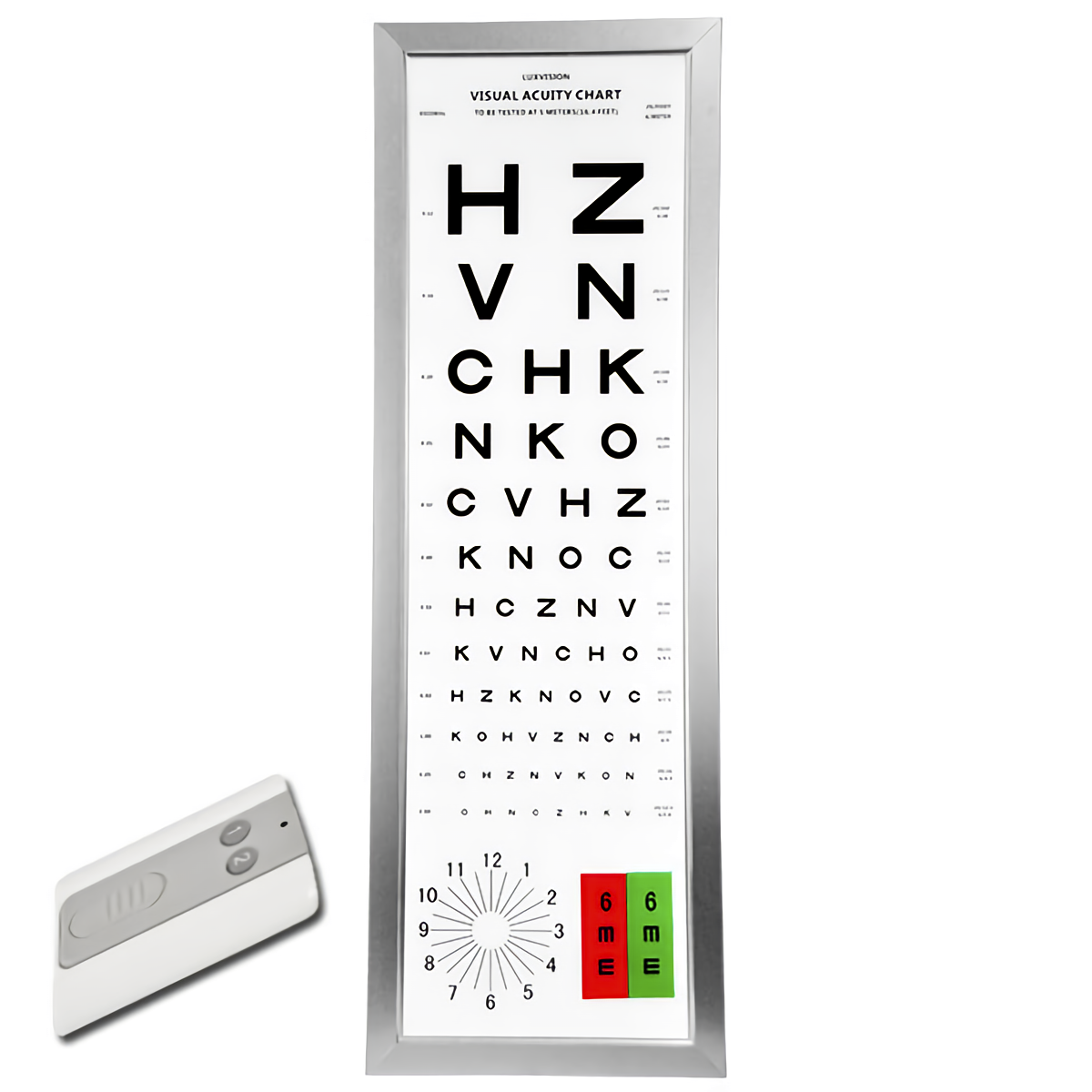 Luxvision CP-5000 Cartilla de Visión