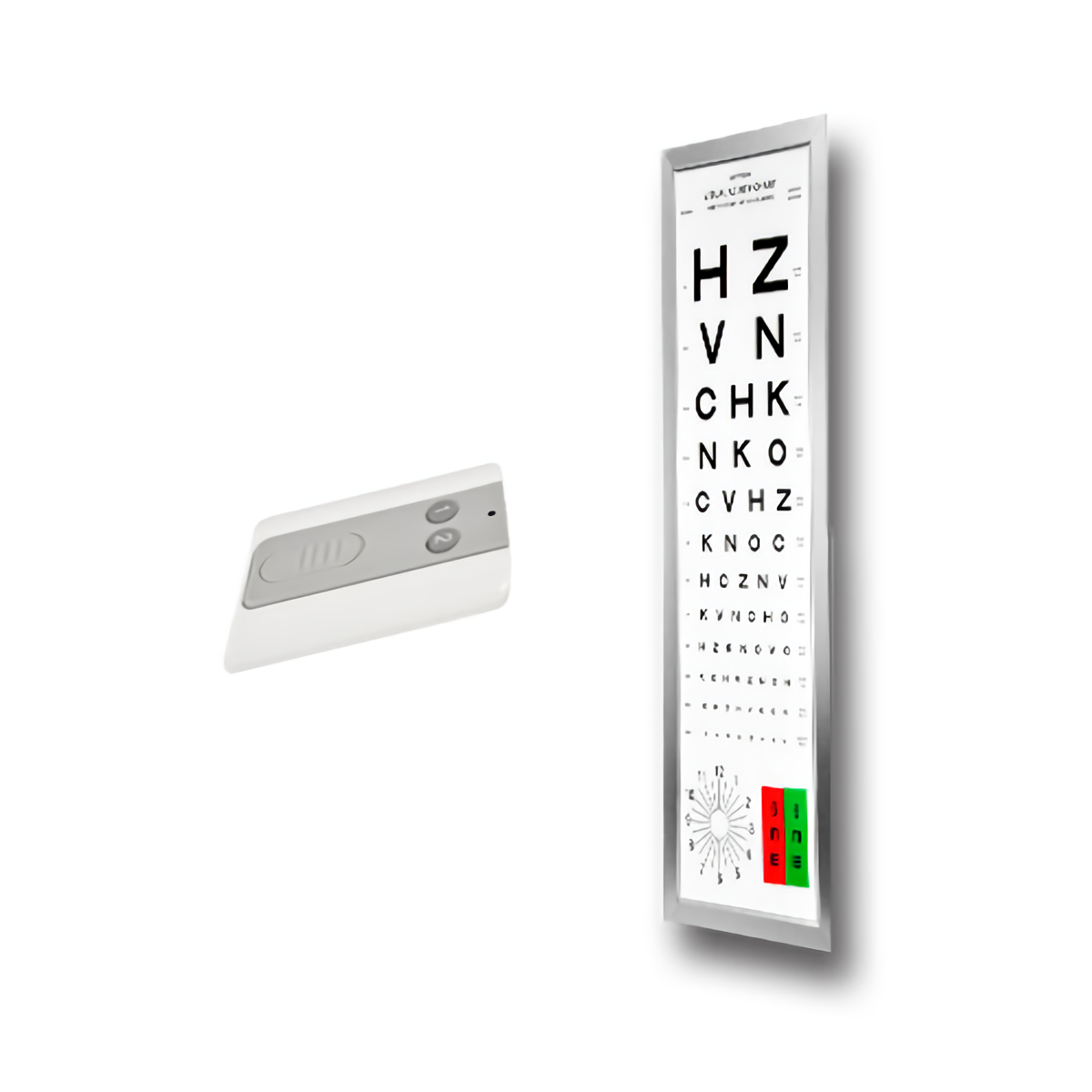 Luxvision CP-5000 Cartilla de Visión