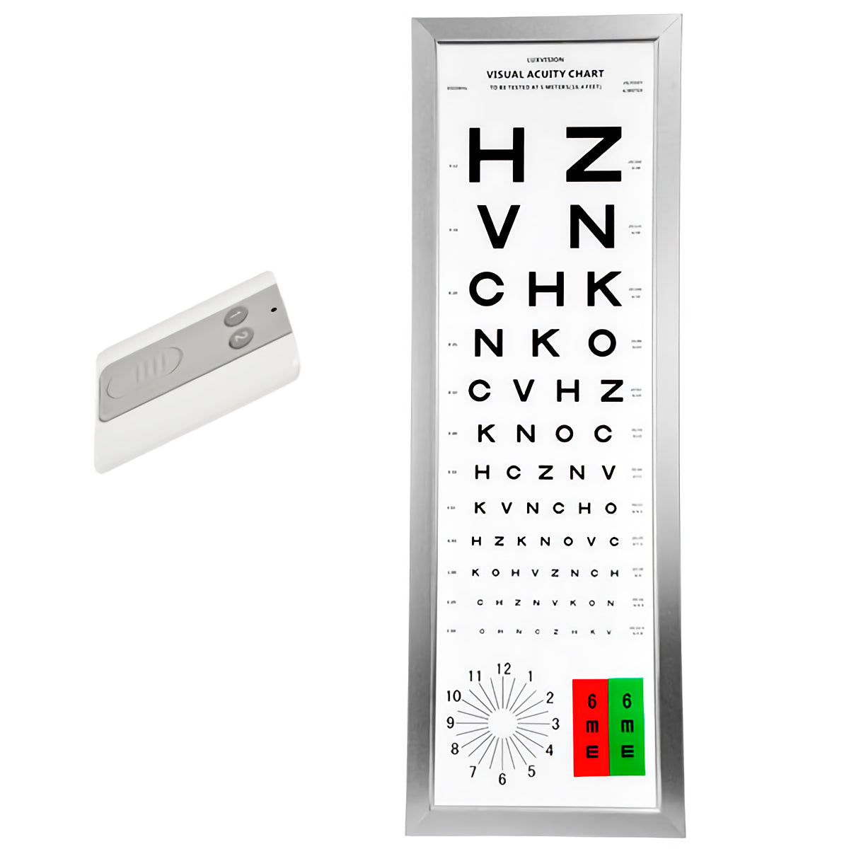 Luxvision CP-5000 Cartilla de Visión