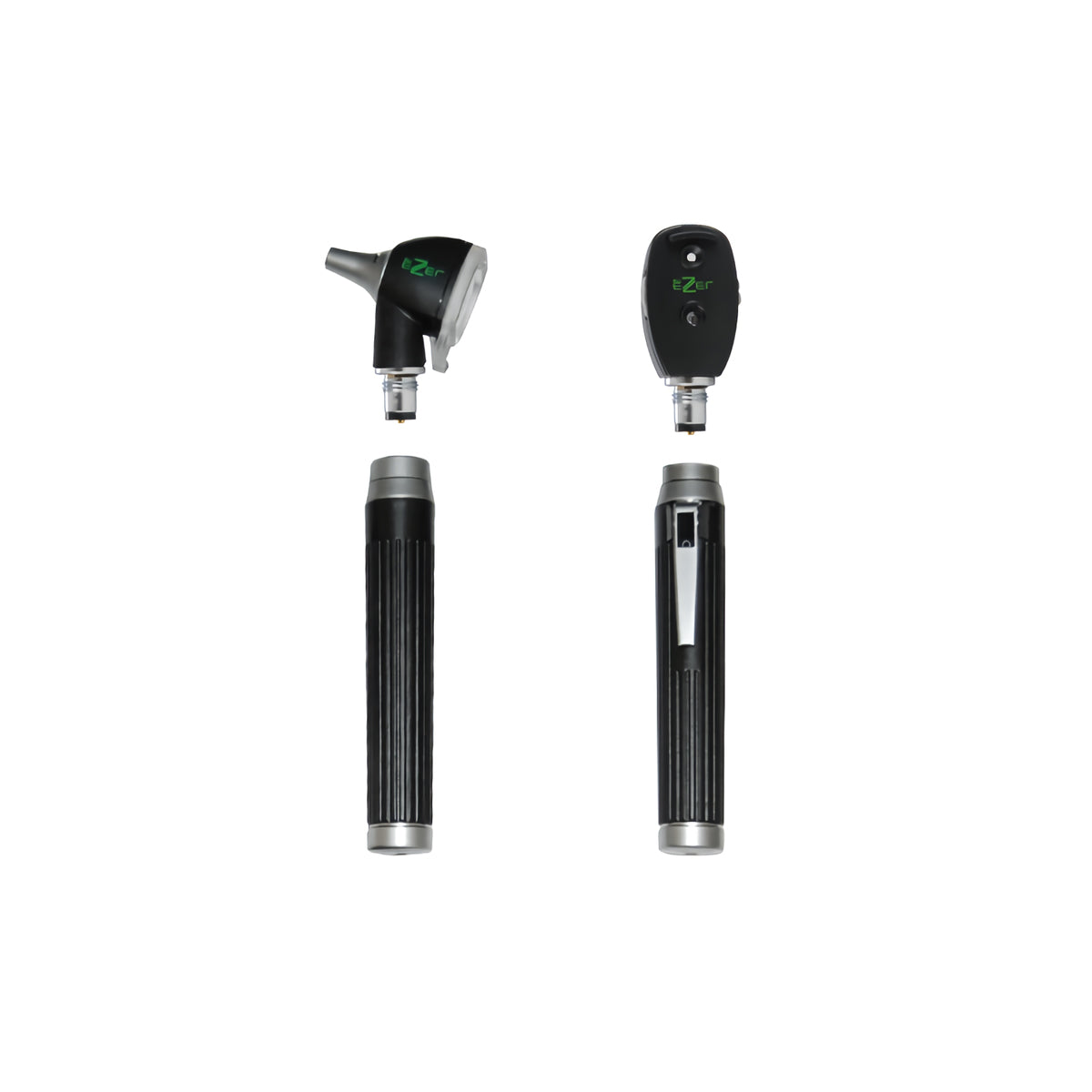 Ezer EZ-OTO-1800 ION Oftalmoscopio y Otoscopio de Bolsillo con 2 Mangos Recargables