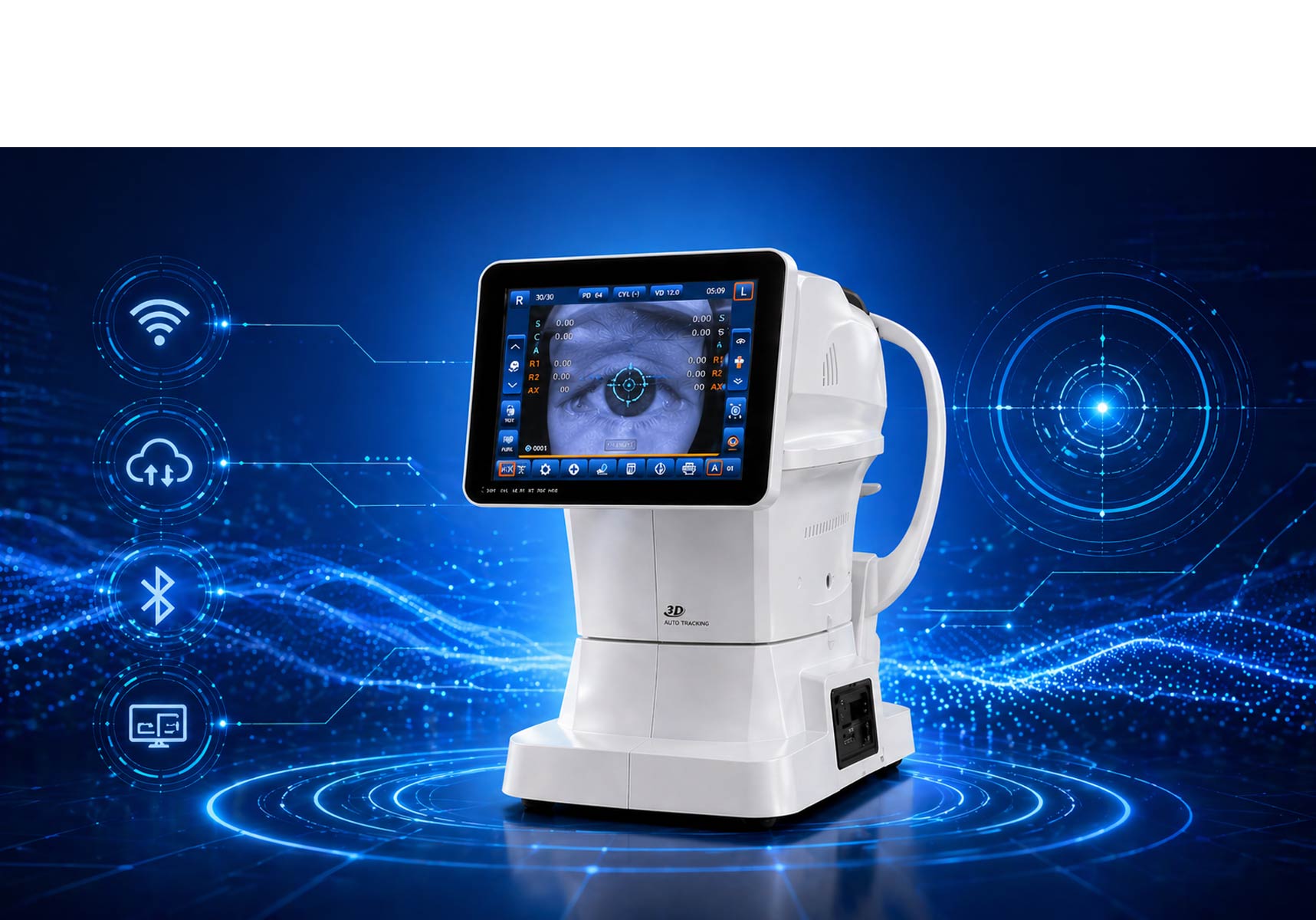 Ezer Ezer ERK-770 Autorefrator Keratometer Full Automatic Autorrefractómetro Queratómetro