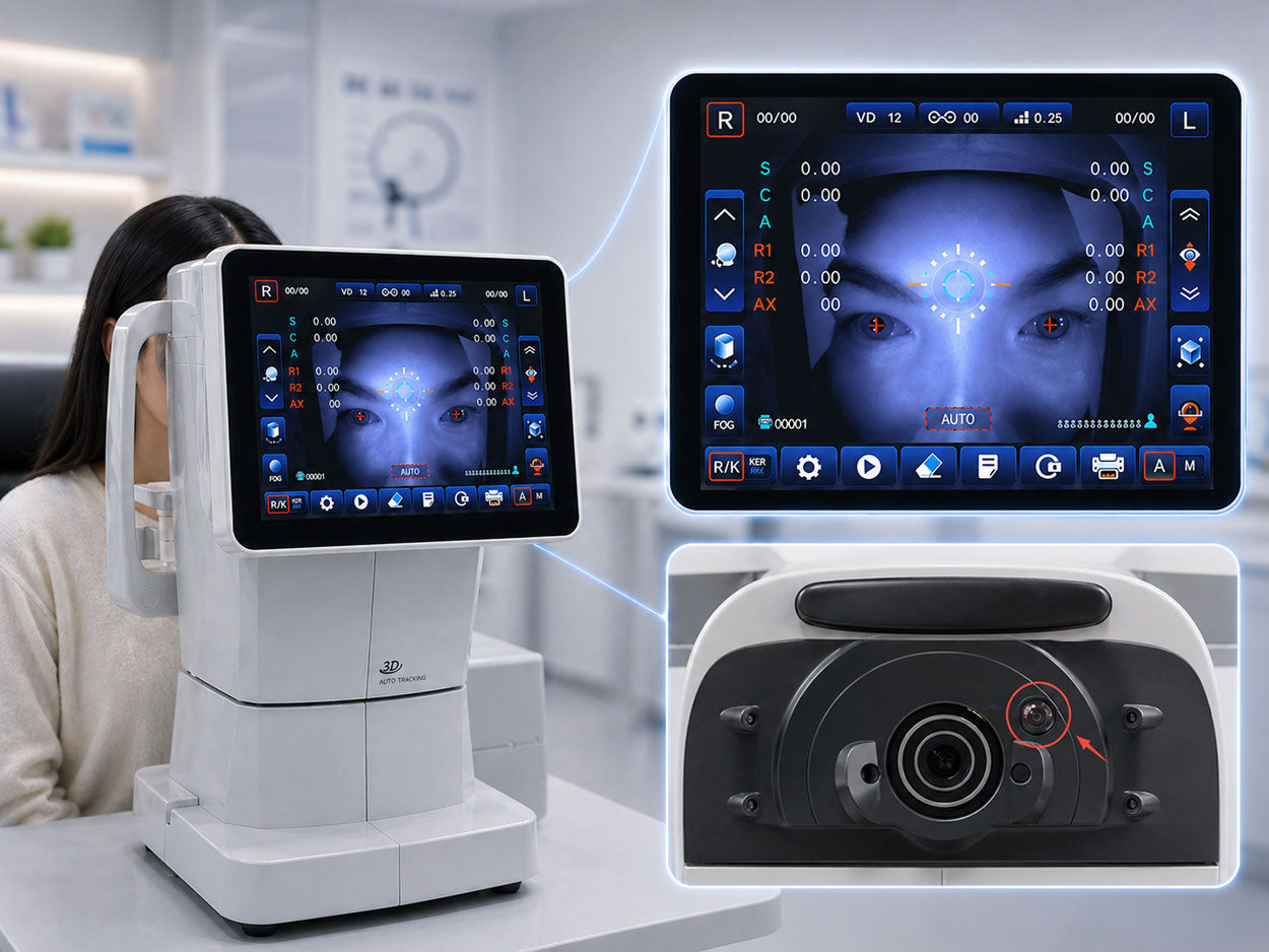 Ezer Ezer ERK-770 Autorefrator Keratometer Full Automatic Autorrefractómetro Queratómetro