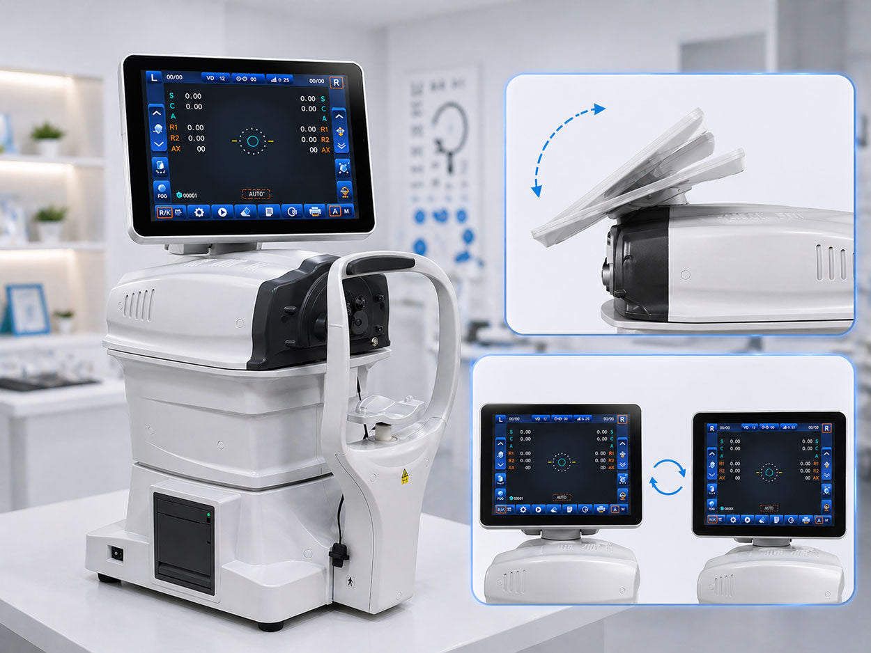 Ezer Ezer ERK-770 Autorefrator Keratometer Full Automatic Autorrefractómetro Queratómetro