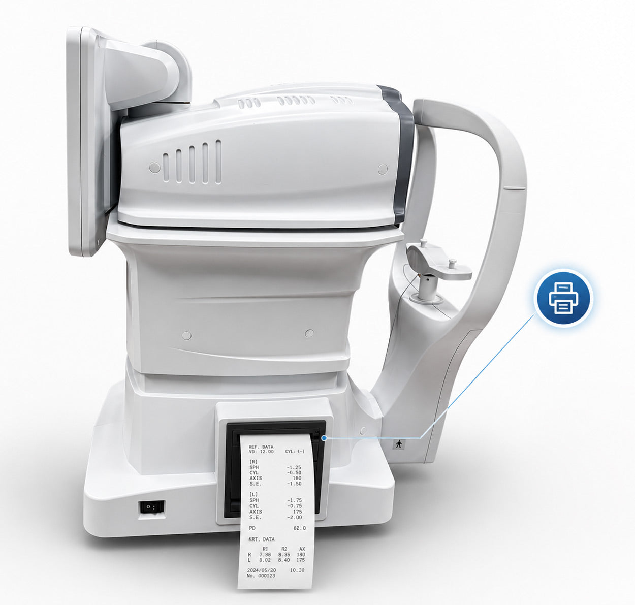 Ezer Ezer ERK-770 Autorefrator Keratometer Full Automatic Autorrefractómetro Queratómetro