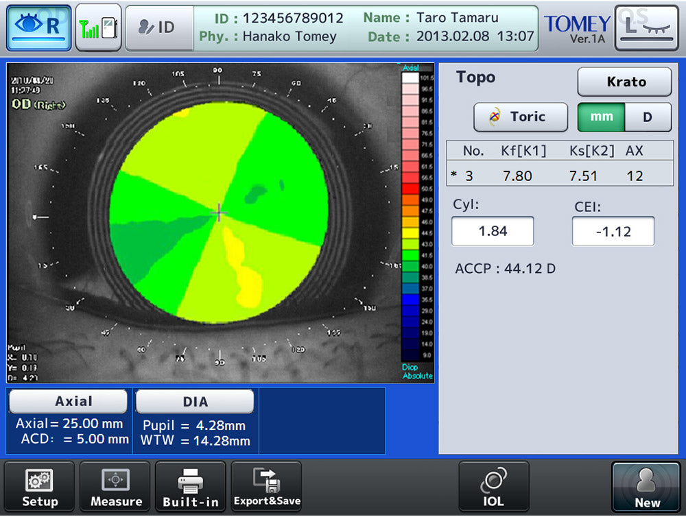 Tomey Biómetro Óptico OA-2000 — imagen de detalle 5 de 10